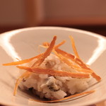 木山 - バチコ(海鼠の卵巣)、蛤の飯蒸し