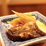 木山 - 飯蛸、ウド、土佐酢ジュレ