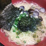 津軽の酒処　わたみ - 十三湖 しじみラーメン。