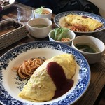 Meshi Kafe Ippuku - オムライスです。