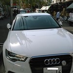 浅草じゅうろく - 築地・波除通りに駐車して仕入れ中