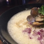 Jaja Uma - 【販売終了】トリプルスープの貝ラーメン　泡仕立て