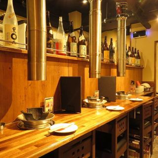 ゆっくりお楽しみいただけるカウンター席♫*