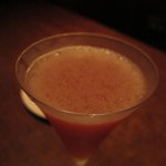 Bar Oscar - ジャックローズのアップ　　ハードシェイクで氷の粒が・・・