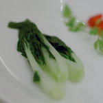 銀座 飛雁閣 - 時菜（きせつのあをもの）、廣東白菜（くわんとんはくさい）