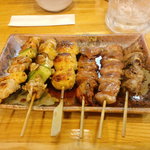 鳥昇 - 焼き鳥盛り合わせ