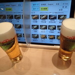 札幌シーフーズ - ビール