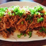 喫茶七彩館 - チキン味噌の生姜焼き