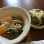 家庭料理居酒屋 よってって - ♪ぬかりのない小鉢…おふくろの味