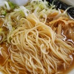 中華亭 - メンマラーメン 麺
