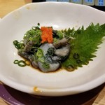 まぐろ人 狛江店 - ナマコの酢の物