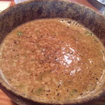 はぐるま - ”鶏白湯つけ麺”って書いてたんだが、どうも豚骨も入ってるっぽいｗ