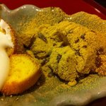 町家カフェ鎌倉 - 名物のわらび餅