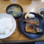 赤乃れん - 鯖塩焼定食 ７５０円(2018年3月29日撮影)