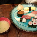 まこと寿司 - 松握り(1600円）