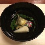 鰻はし本 - 鮎のお椀