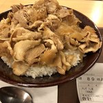 すき家 - キング豚丼 つゆぬき