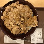 すき家 - キング豚丼 つゆぬき