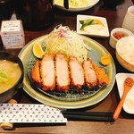 熟成豚 かわむら - 特上リブロース定食