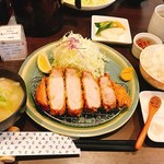 熟成豚 かわむら - 特上リブロース定食
