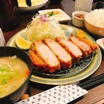 熟成豚 かわむら - 特上リブロース定食