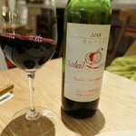 SARU Wine Japan Bistro - 山梨のメルロー850円