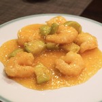 二位 - ☆海老と茄子ガーリックチリソース 1800円