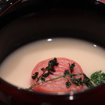 美山荘 - 野人参の白味噌椀