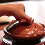 美山荘 - 熊すき焼き、ふきのとう、三つ葉、腑、牛蒡