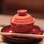 美山荘 - よもぎ餅のぜんざい