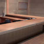 美山荘 - 店内カウンター