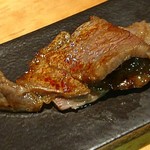 明道町中国菜 一星 - 肩ロースとセロリと赤玉の和え物