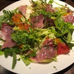 トラットリア クイント - ブリのカルパッチョ。