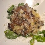 トラットリア クイント - ポテトとチーズのガレット風。