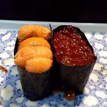 栄寿司 - 雲丹、いくら