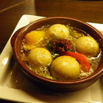 Bar Mar  Espana - ガーリックオイル蒸し マッシュルームと野菜