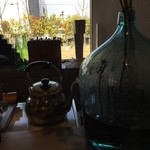 白鹿クラシックス - カウンター席から。。。緑がいいですね