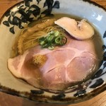 中華そば 先﨑 - 地鶏中華そば(塩)