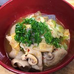Offal miso stew