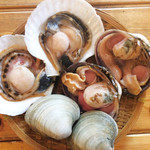 Assorted live shellfish (for two)