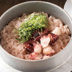 [Recommended] Octopus Kamameshi (rice cooked in a pot)