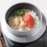 [Advantage] Scallop mentaiko butter Kamameshi (rice cooked in a pot)
