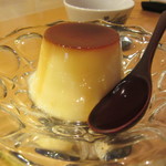 懐石料理 はし本 - デザート：生プリン