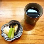 小魚料理 とみ助 - 自家製の香の物はセロリ、茄子、大根でした。
      ごちそうさまでしたm(_ _)m