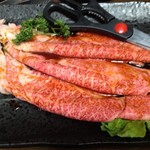 炭火焼肉 寿月 - 肩ロース焼きしゃぶ的な