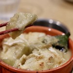 波へい - 米なす 柚子みそカマンベール田楽