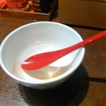 らーめん 鶏喰 - きれいに完食