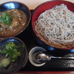 にし森 - ミニカレー丼セット 800円