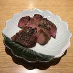 春夏秋冬ざこや - 昆布〆牛タンの炭焼