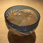 春夏秋冬ざこや - 桃酒（ソーダ割り）